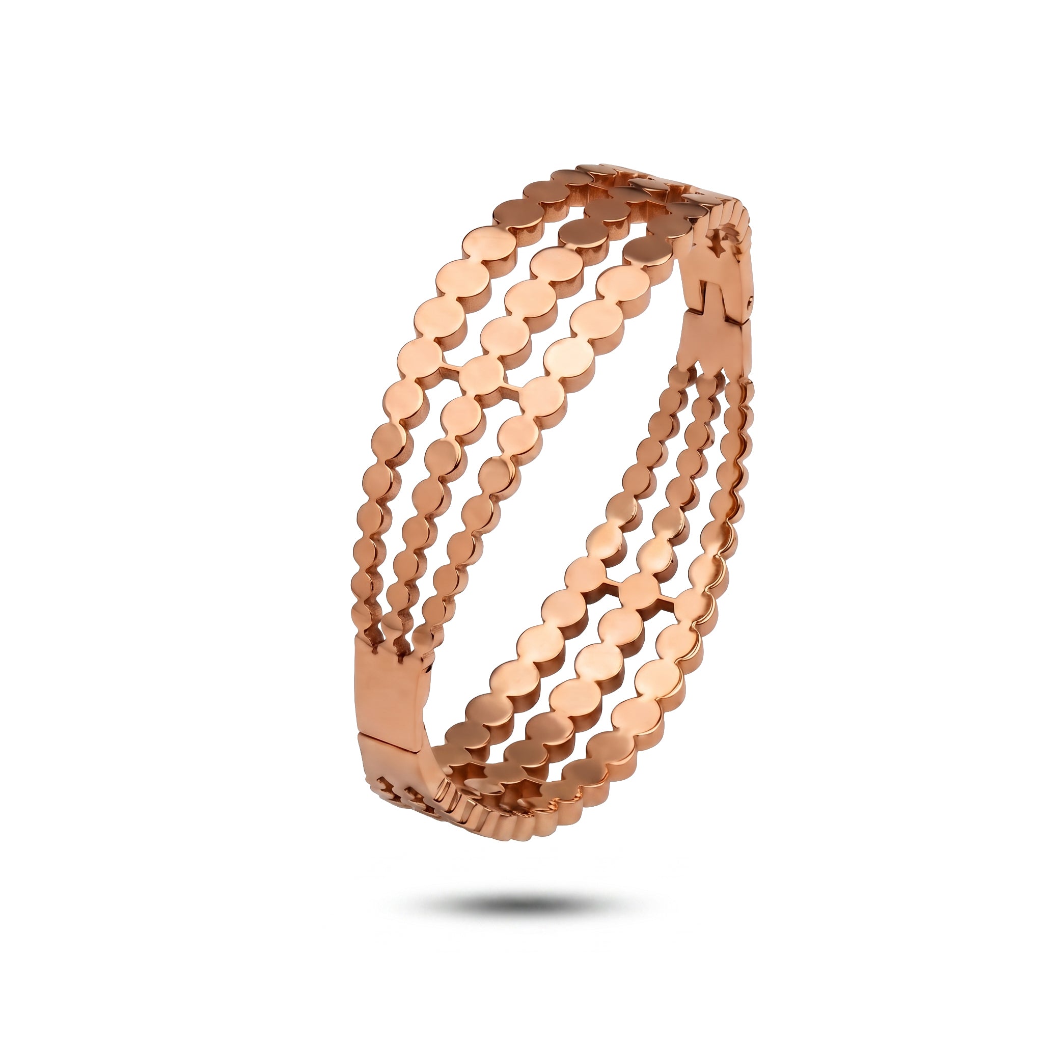 Lumina Triple-Layer Disc Bracelet